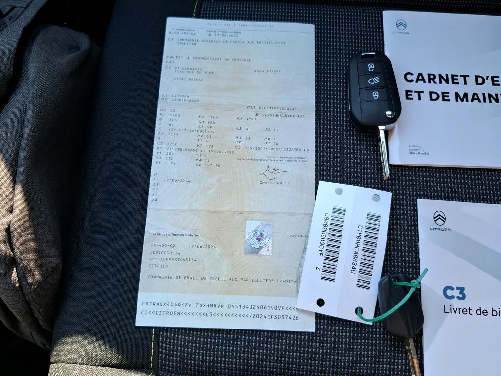 Citroen C3 PureTech 83 ch BVM5 You 2024