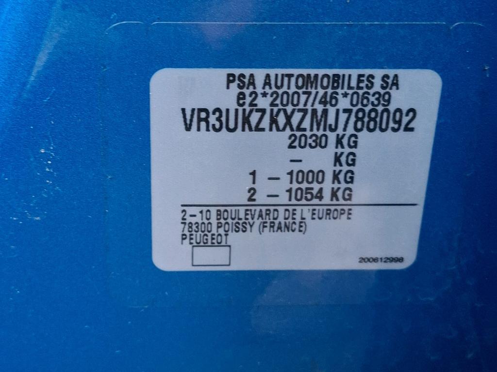 Peugeot 2008 Moteur électrique 136 ch Allure Business 2021