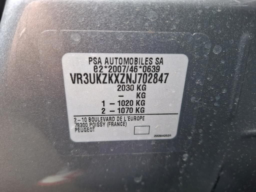Peugeot 2008 Electrique 136 ch Allure Pack 2022