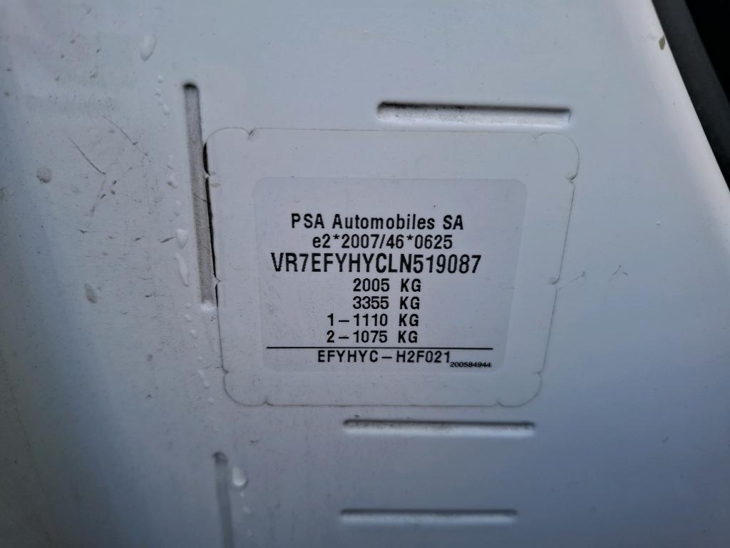 Citroen BERLINGO VAN M 650 BLUEHDI 100 S&S BVM5 CLUB 2020