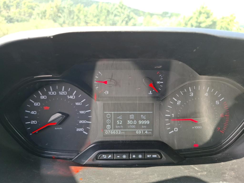 Peugeot PARTNER FOURGON STANDARD 650 KG BLUEHDI 100 S&S BVM5 ASPHALT 2020