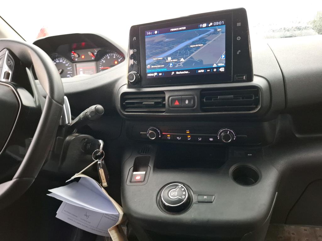 Peugeot PARTNER FOURGON STANDARD 650 KG BLUEHDI 130 S&S EAT8 ASPHALT 2022