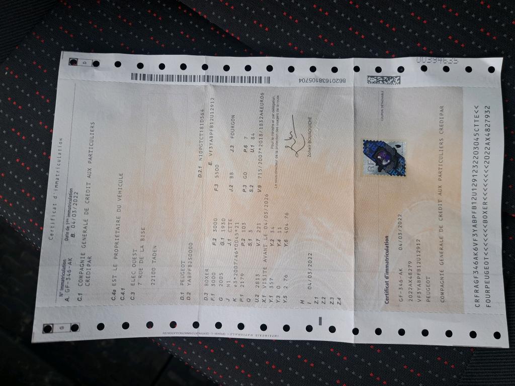 Peugeot BOXER TOLE 330 L2H1 BLUEHDI 140 S&S ASPHALT 2022