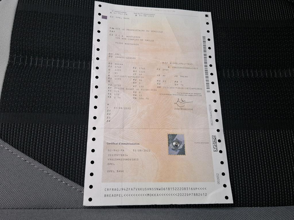 Opel Mokka 1.2 Turbo 130 ch BVA8 Elegance 2022