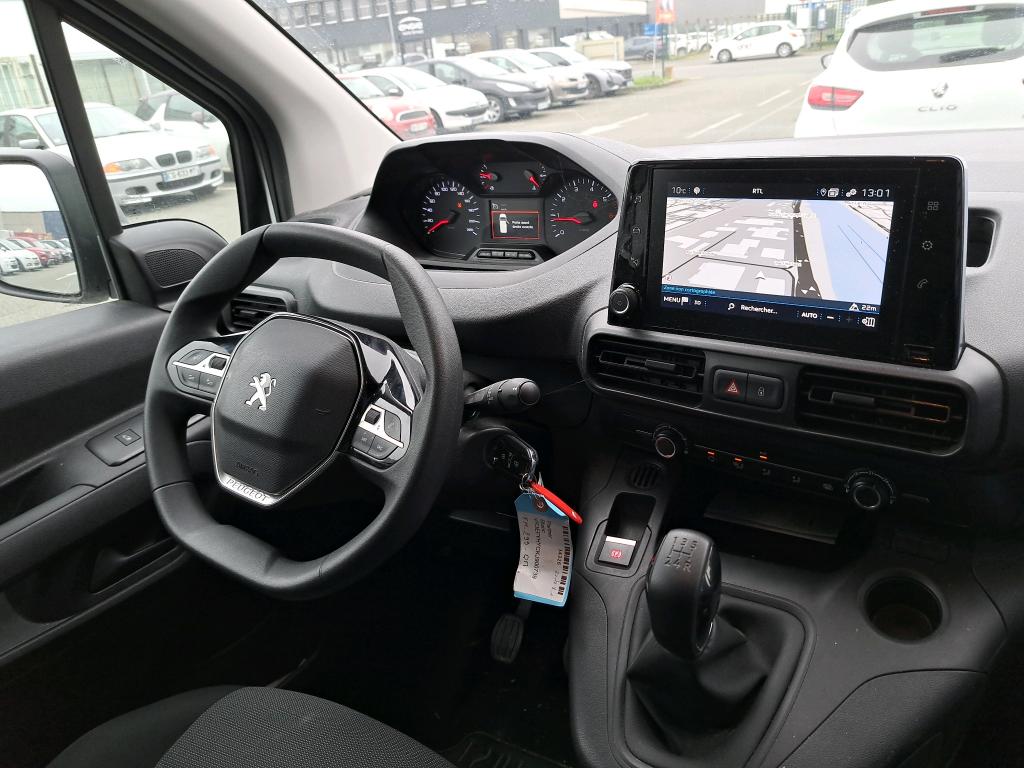 Peugeot PARTNER FOURGON STANDARD 650 KG BLUEHDI 100 S&S BVM5 ASPHALT 2019
