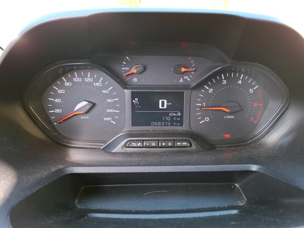 Peugeot PARTNER FOURGON STANDARD 650 KG BLUEHDI 75 BVM5 PREMIUM 2019