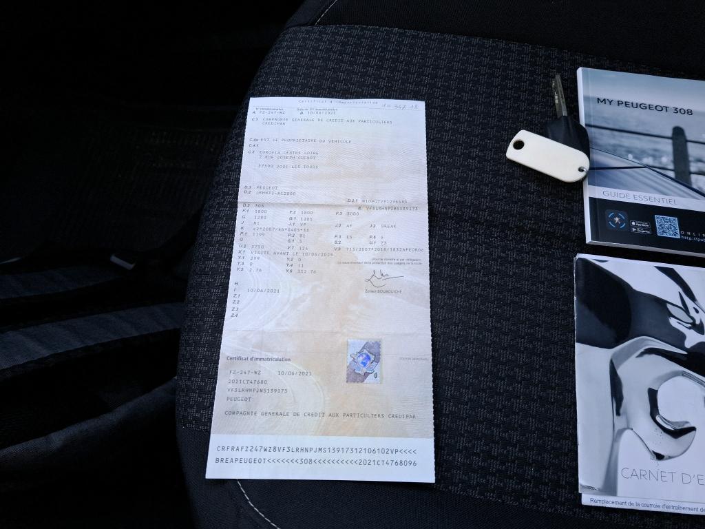 Peugeot 308 SW PureTech 110ch S&S BVM6 Active Pack 2021