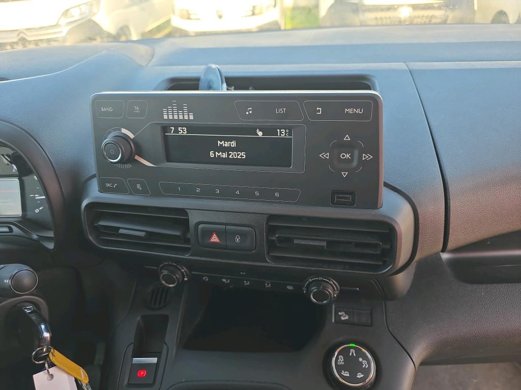 Citroen BERLINGO VAN M 650 BLUEHDI 100 S&S CLUB 2019