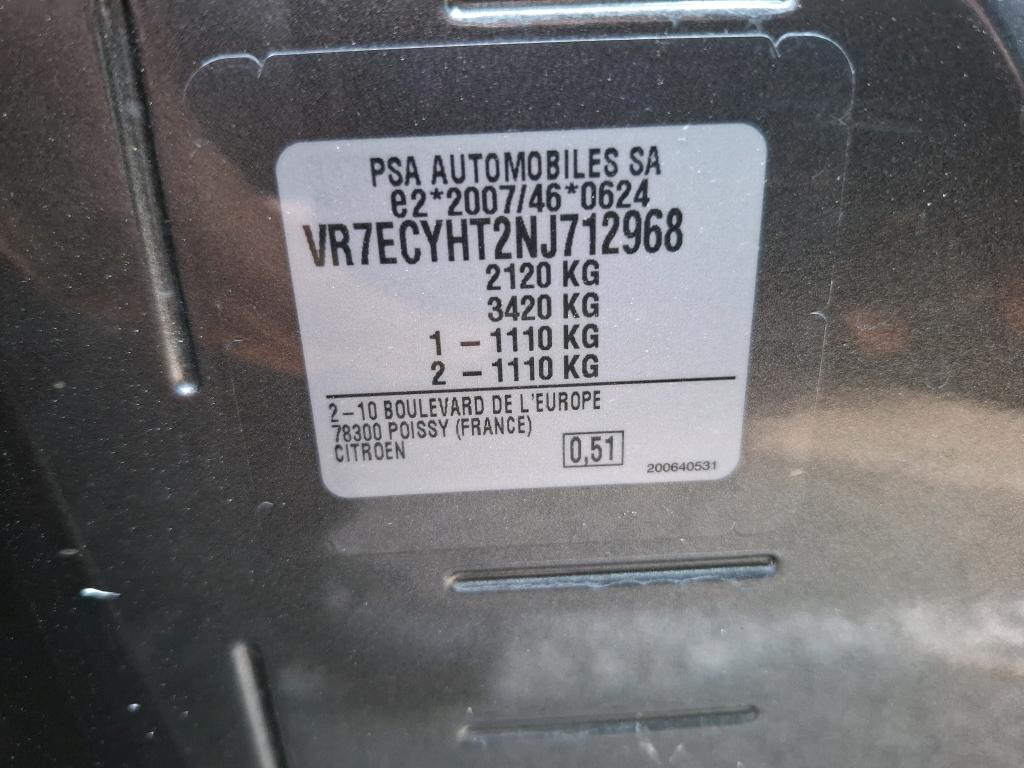 Citroen Berlingo Taille M BlueHDi 100 S&S BVM6 Feel 2022