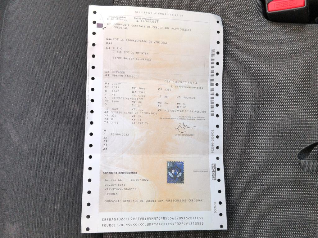 Citroen JUMPY FGN M BLUEHDI 120 S&S BVM6 CLUB 2022