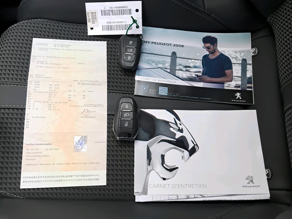 Peugeot 2008 Electrique 136 ch GT 2021