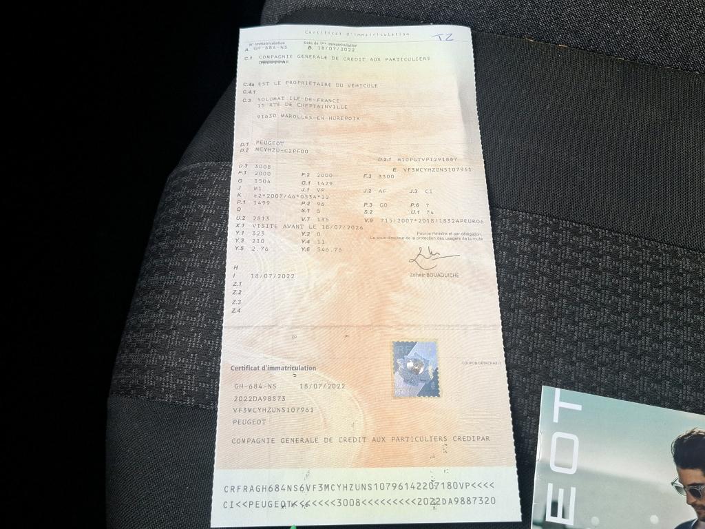 Peugeot 3008 BlueHDi 130ch S&S EAT8 Active Pack 2022