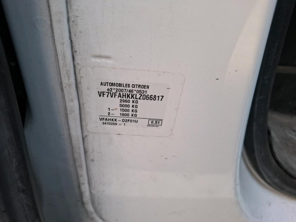 Citroen JUMPY CAB APPROFONDIE XL BLUEHDI 120 BVM6 CLUB 340 NM 2020