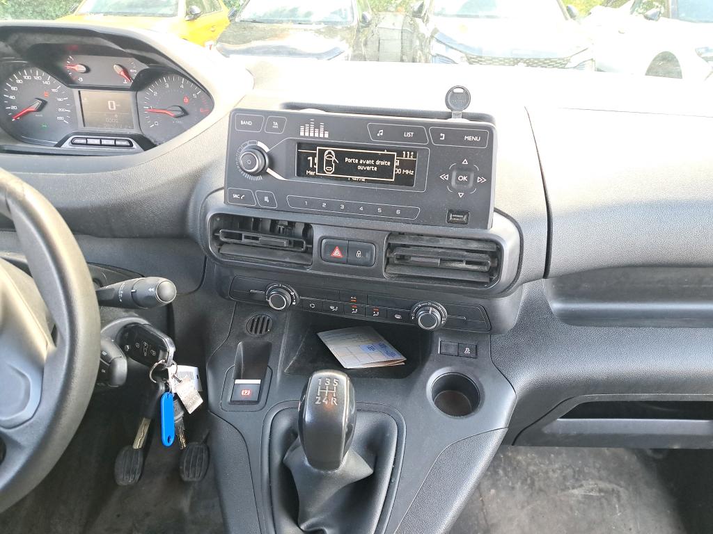 Peugeot PARTNER FOURGON STANDARD 650 KG BLUEHDI 100 S&S BVM5 PREMIUM 2020