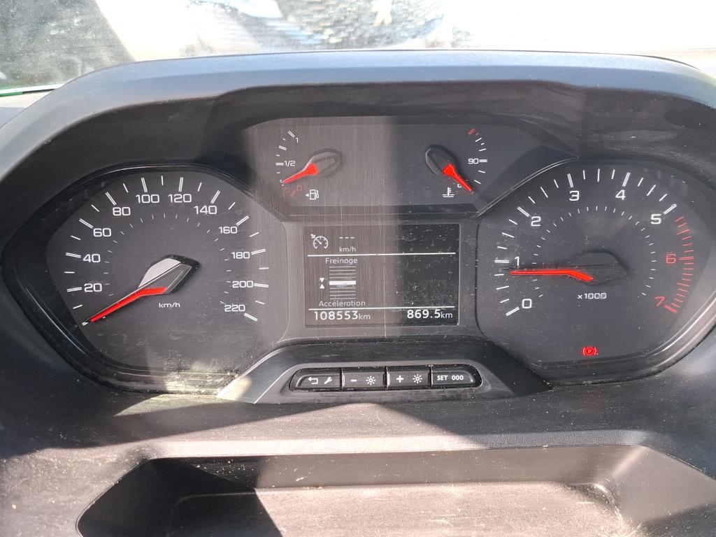 Peugeot PARTNER FOURGON STANDARD 1000 KG BLUEHDI 100 S&S BVM5 ASPHALT 2020