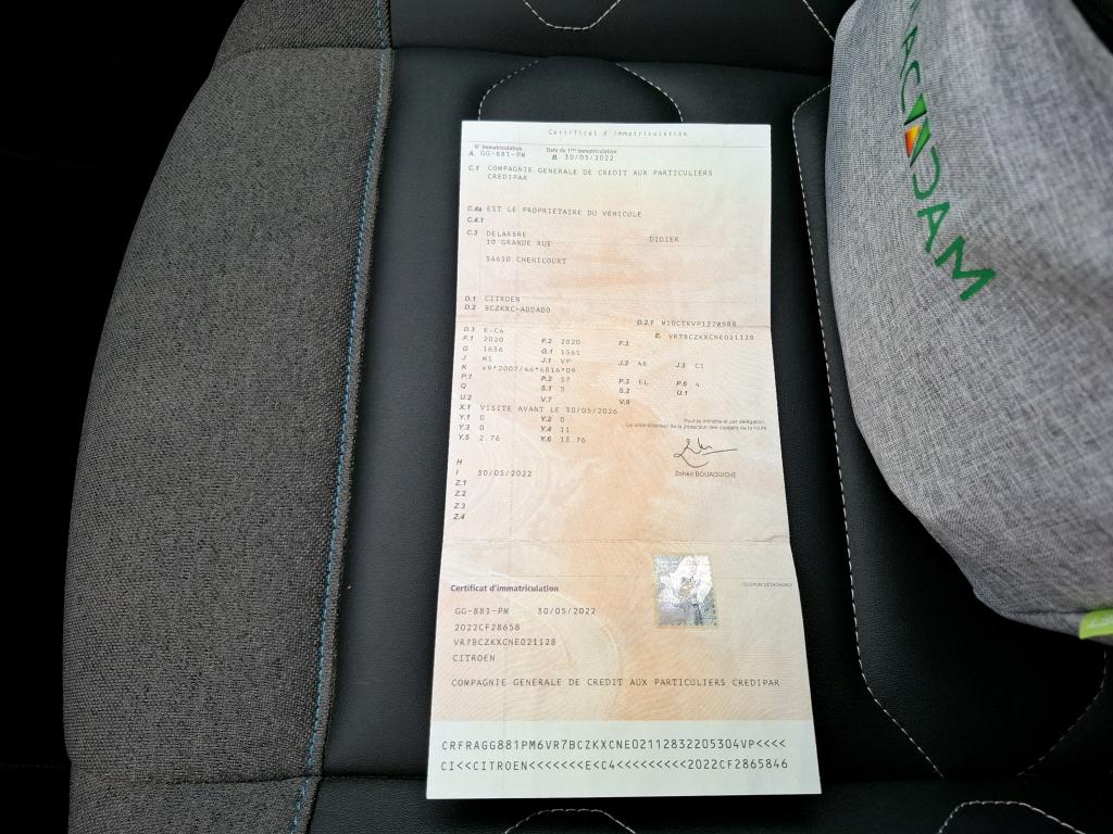 Citroen e-C4 136 ch Automatique Shine 2022