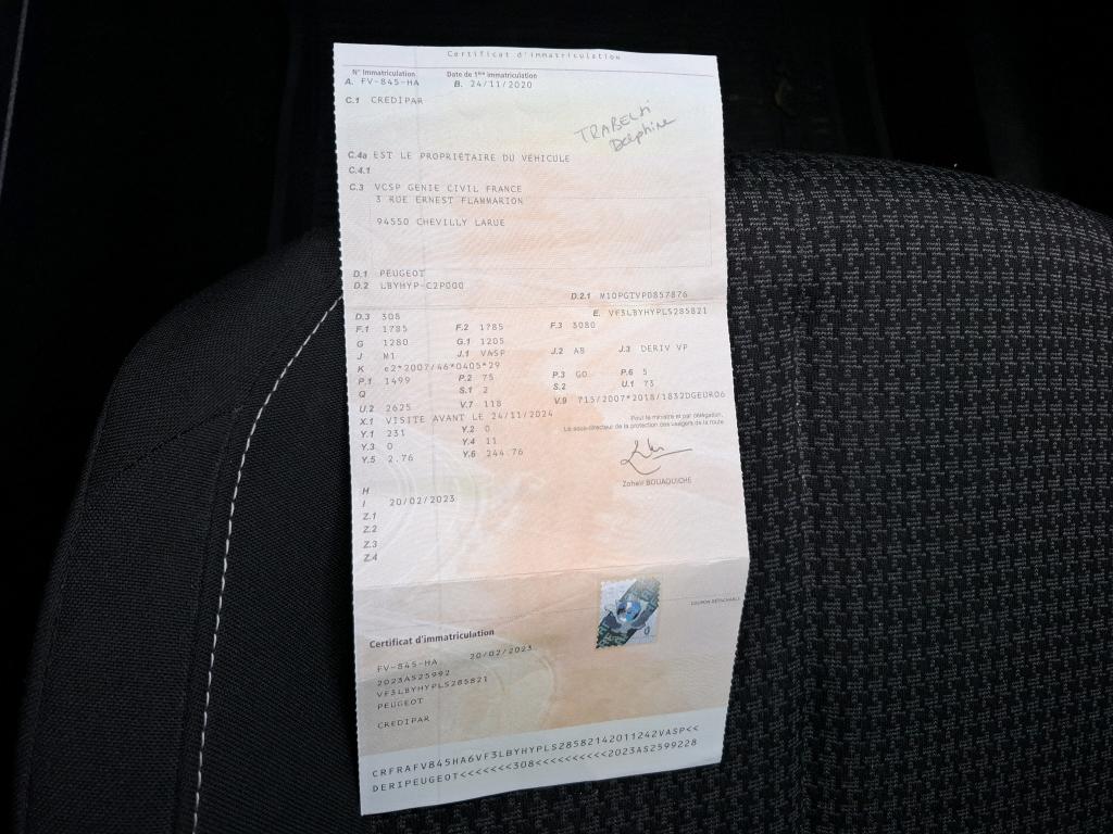 Peugeot 308 AFFAIRE BLUEHDI 100 S&S BVM6 PREMIUM PACK 2020