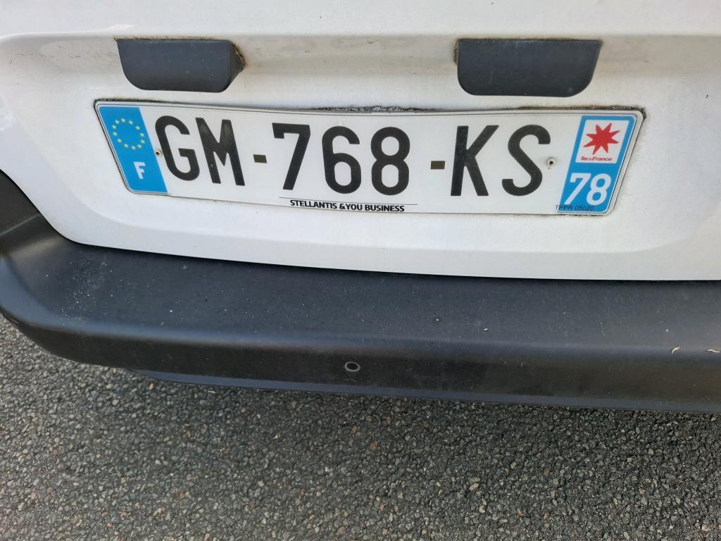 Peugeot PARTNER FOURGON M 650 KG PURETECH 110 S&S BVM6  2023
