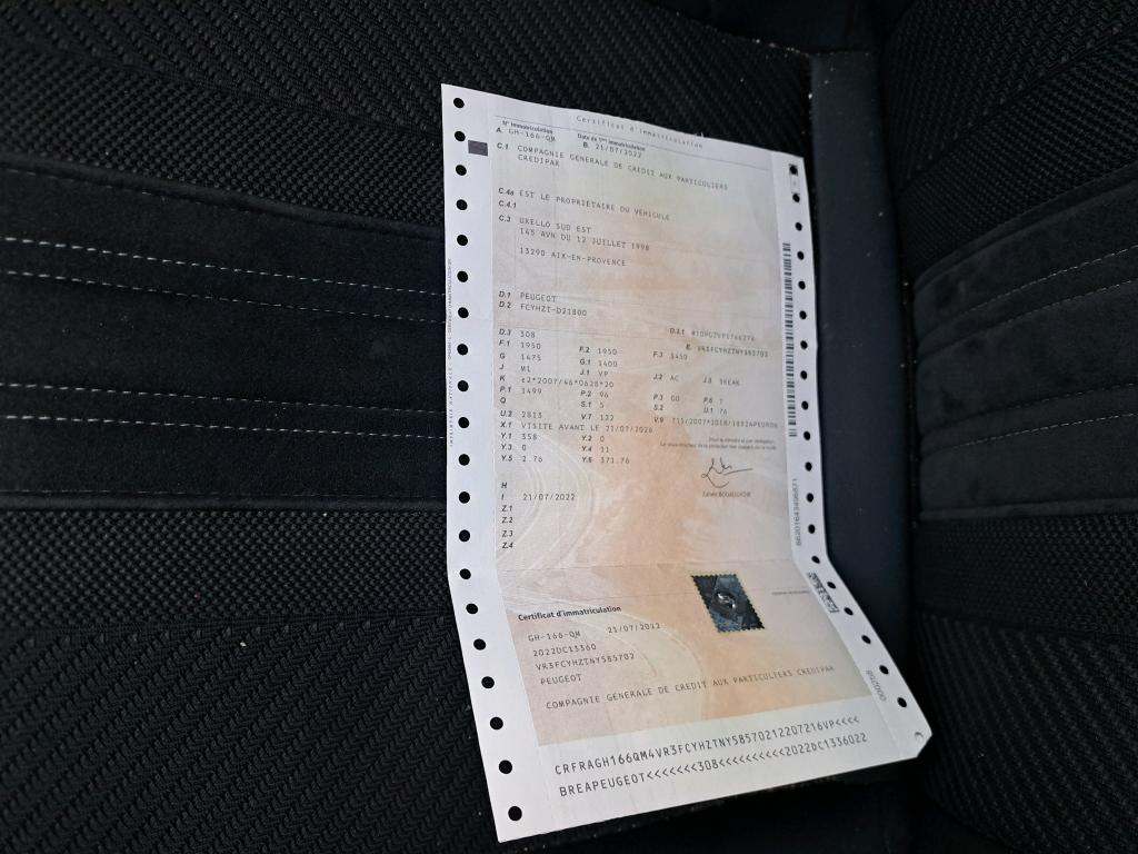 Peugeot 308 SW BlueHDi 130ch S&S EAT8 GT Pack 2022