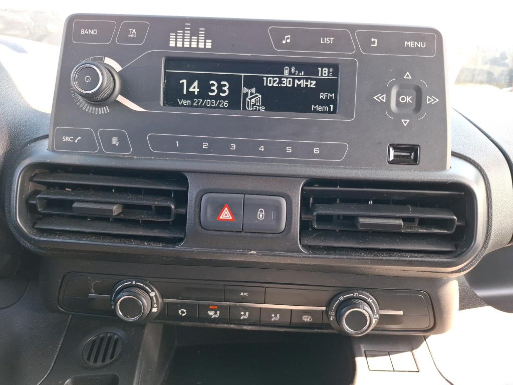 Citroen BERLINGO VAN M 650 BLUEHDI 100 S&S BVM5 CLUB 2020
