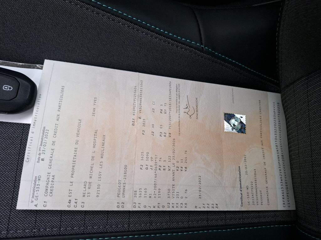 Peugeot 208 PureTech 100 S&S EAT8 Allure Pack 2022