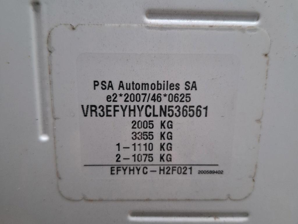 Peugeot PARTNER FOURGON STANDARD 650 KG BLUEHDI 100 S&S BVM5 PREMIUM 2020