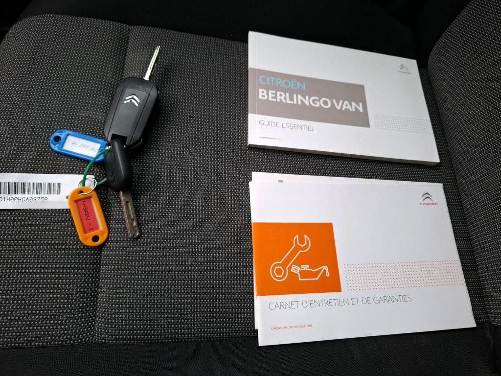 Citroen BERLINGO VAN M 650 BLUEHDI 100 S&S CLUB 2019