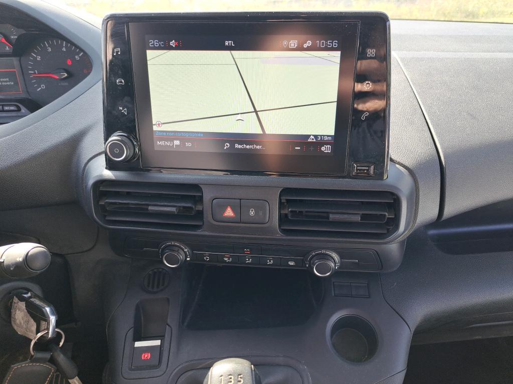 Peugeot PARTNER FOURGON STANDARD 650 KG BLUEHDI 100 S&S BVM5 ASPHALT 2020