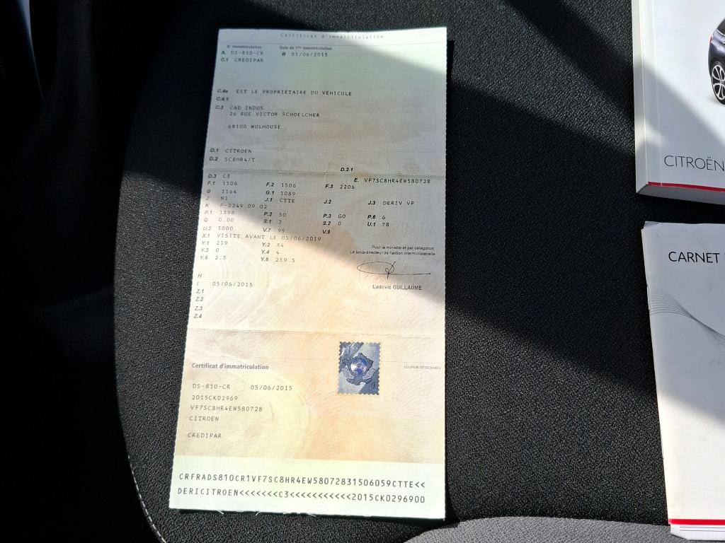 Citroen C3 HDi 70 ENTREPRISE 2015