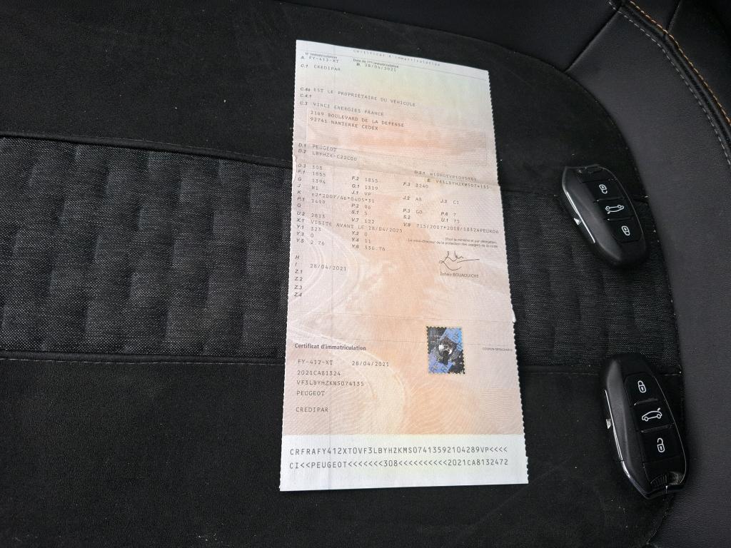 Peugeot 308 BlueHDi 130ch S&S EAT8 Road Trip 2021