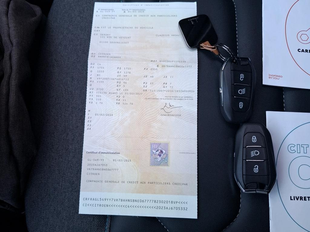 Citroen C4 PureTech 130 S&S EAT8 Shine 2023