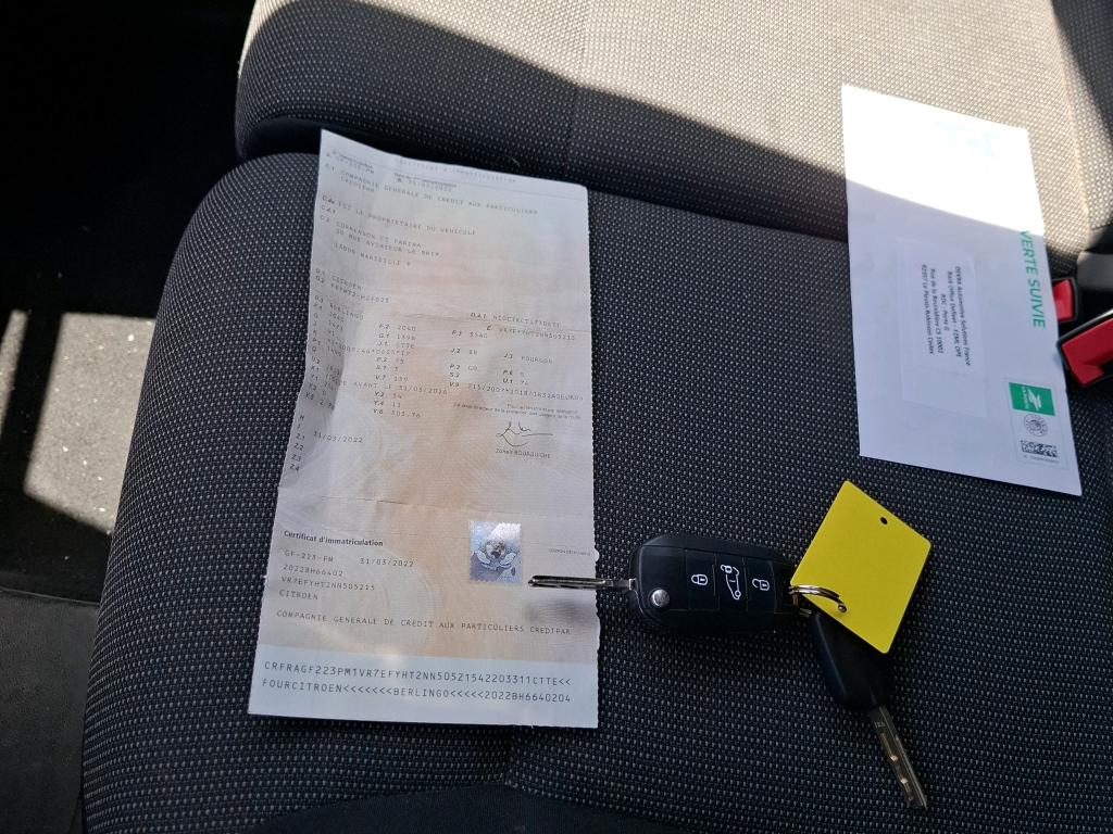 Citroen BERLINGO VAN M 650 BLUEHDI 100 S&S BVM6 DRIVER 2022