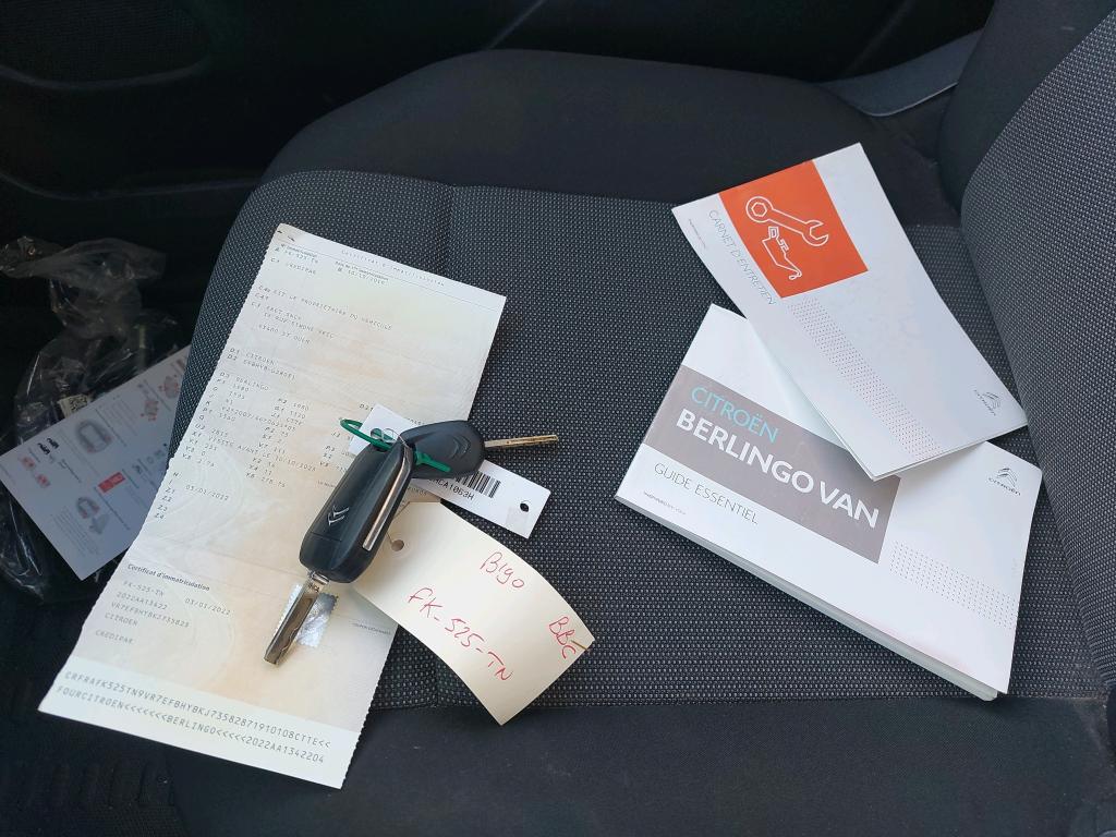Citroen BERLINGO VAN M 650 BLUEHDI 100 S&S CLUB 2019