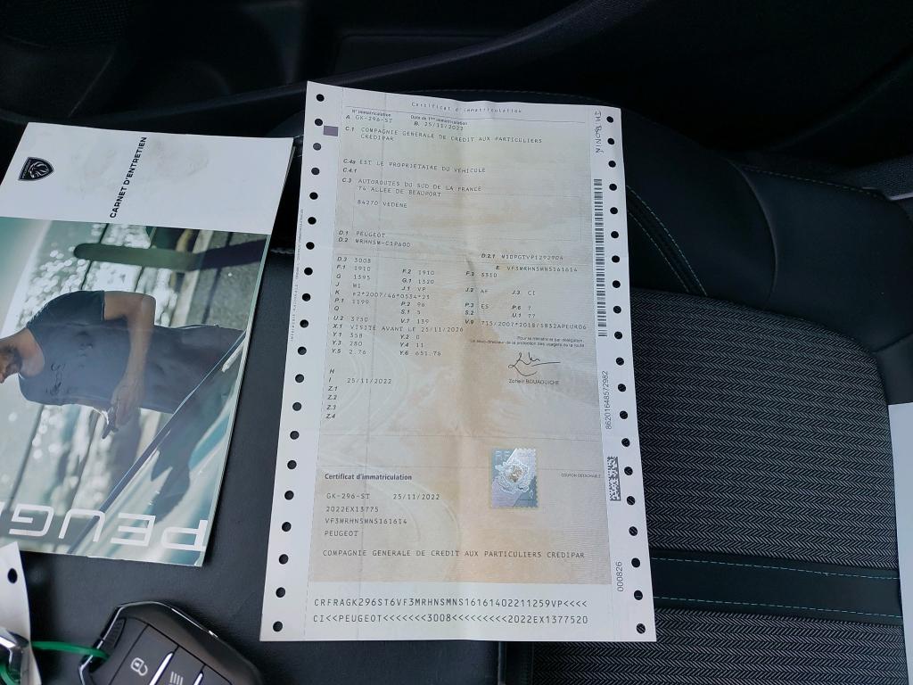 Peugeot 3008 PureTech 130ch S&S BVM6 Allure Pack 2022