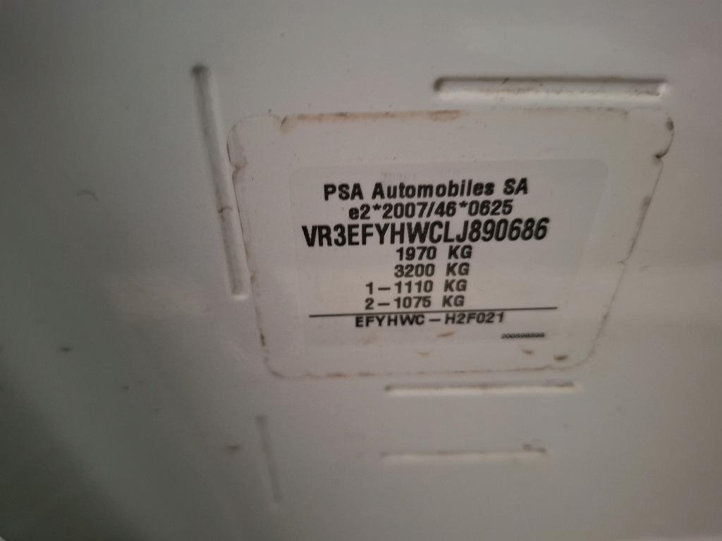 Peugeot PARTNER FOURGON STANDARD 650 KG BLUEHDI 75 BVM5 PREMIUM 2020