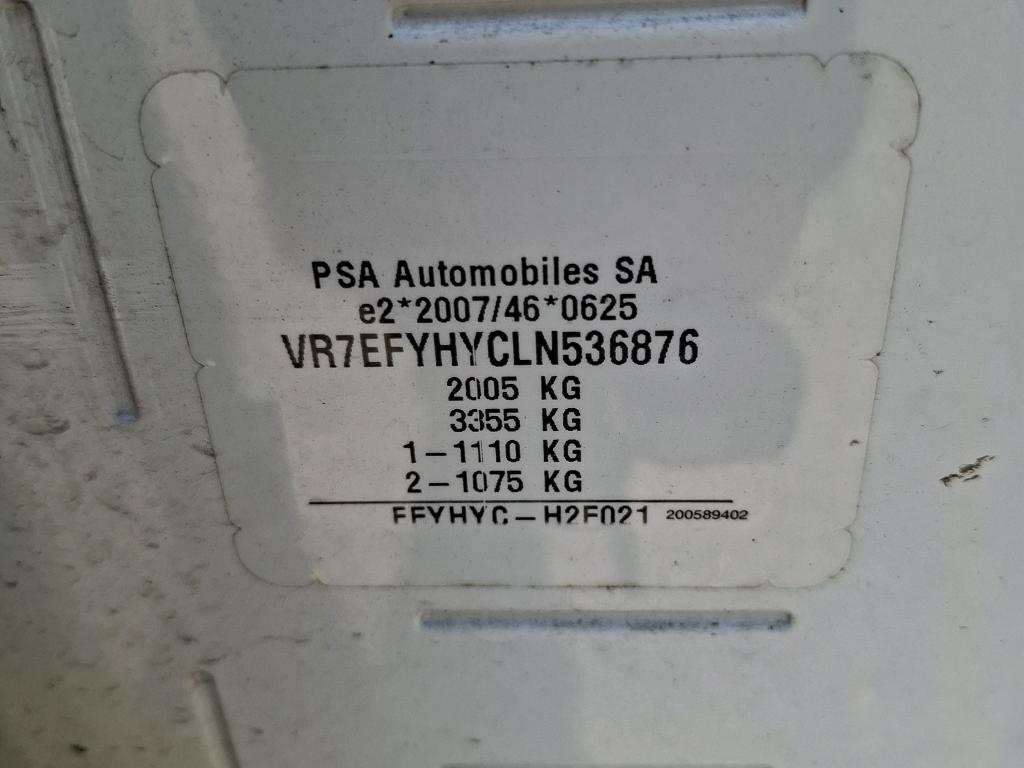 Citroen BERLINGO VAN M 650 BLUEHDI 100 S&S BVM5 CLUB 2020