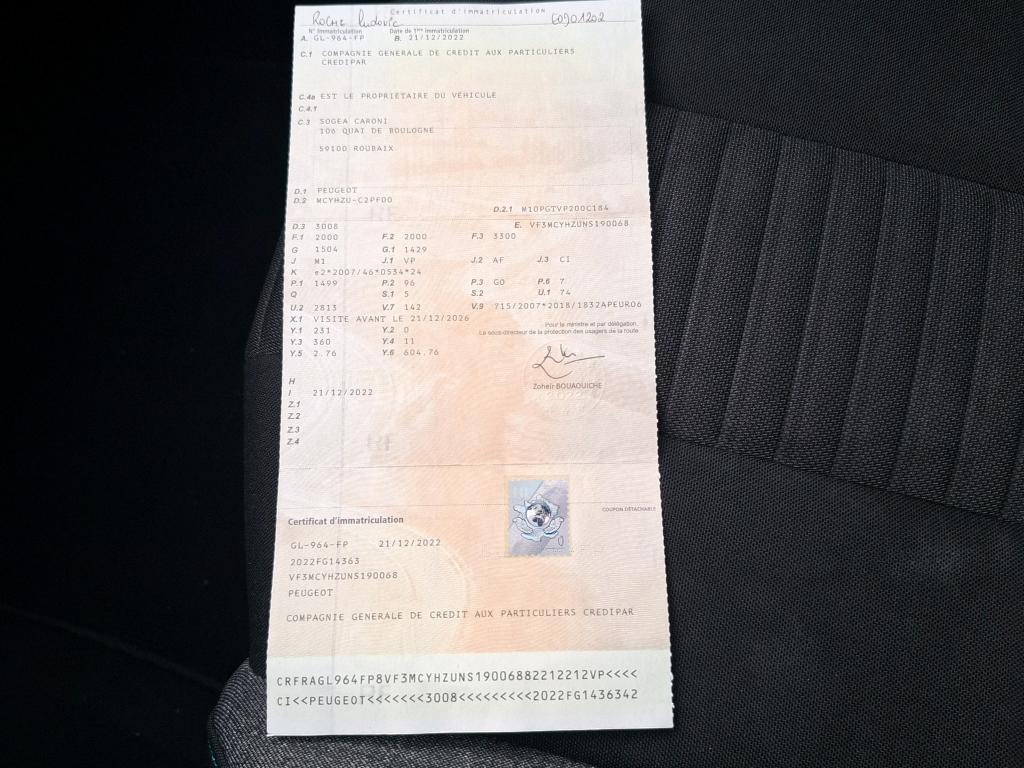 Peugeot 3008 BlueHDi 130ch S&S EAT8 Active Pack 2022