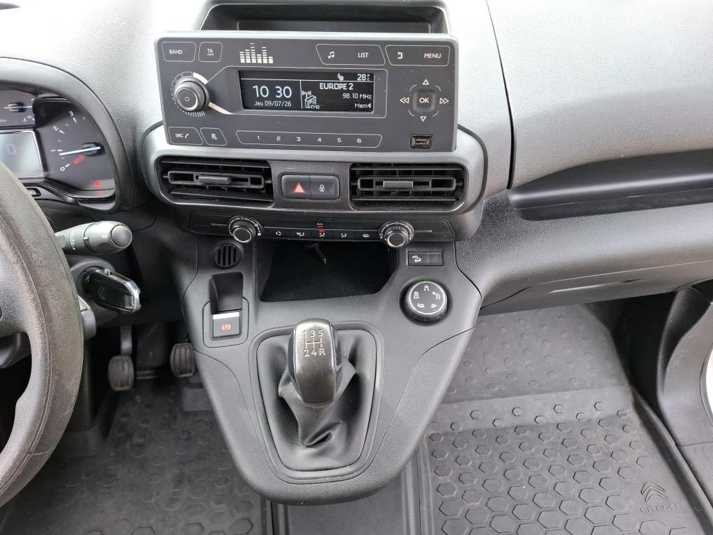 Citroen BERLINGO VAN M 650 BLUEHDI 100 S&S CLUB 2019