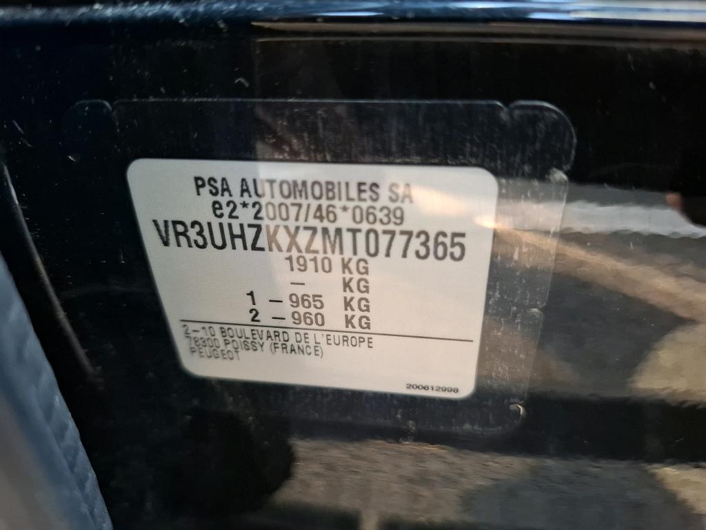 Peugeot 208 Electrique 50 kWh 136ch Allure Business 2021