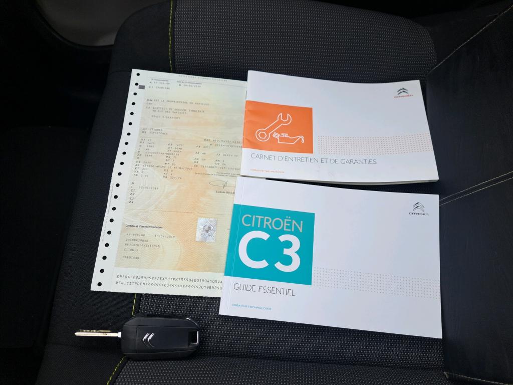 Citroen C3 SOCIETE BLUEHDI 100 S&S BVM FEEL BUSINESS R 2019