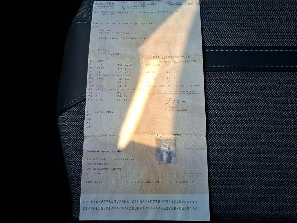 Peugeot 3008 Hybrid 225 e-EAT8 Active Pack 2022