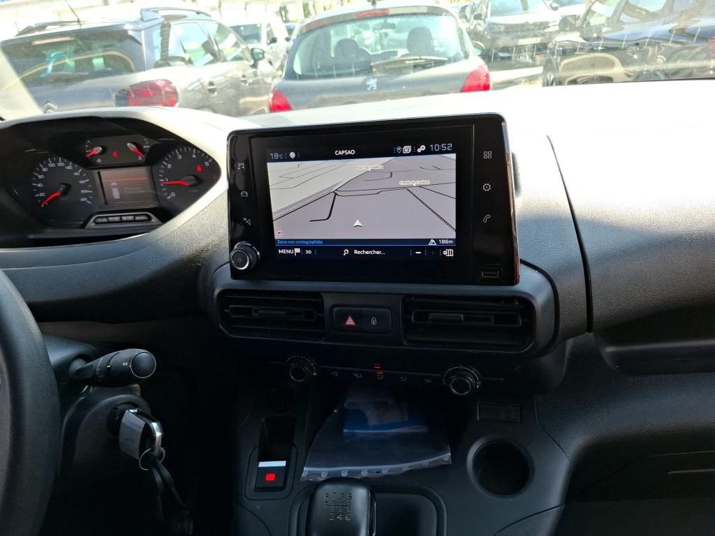 Peugeot PARTNER FOURGON STANDARD 650 KG BLUEHDI 100 S&S BVM6 ASPHALT 2022