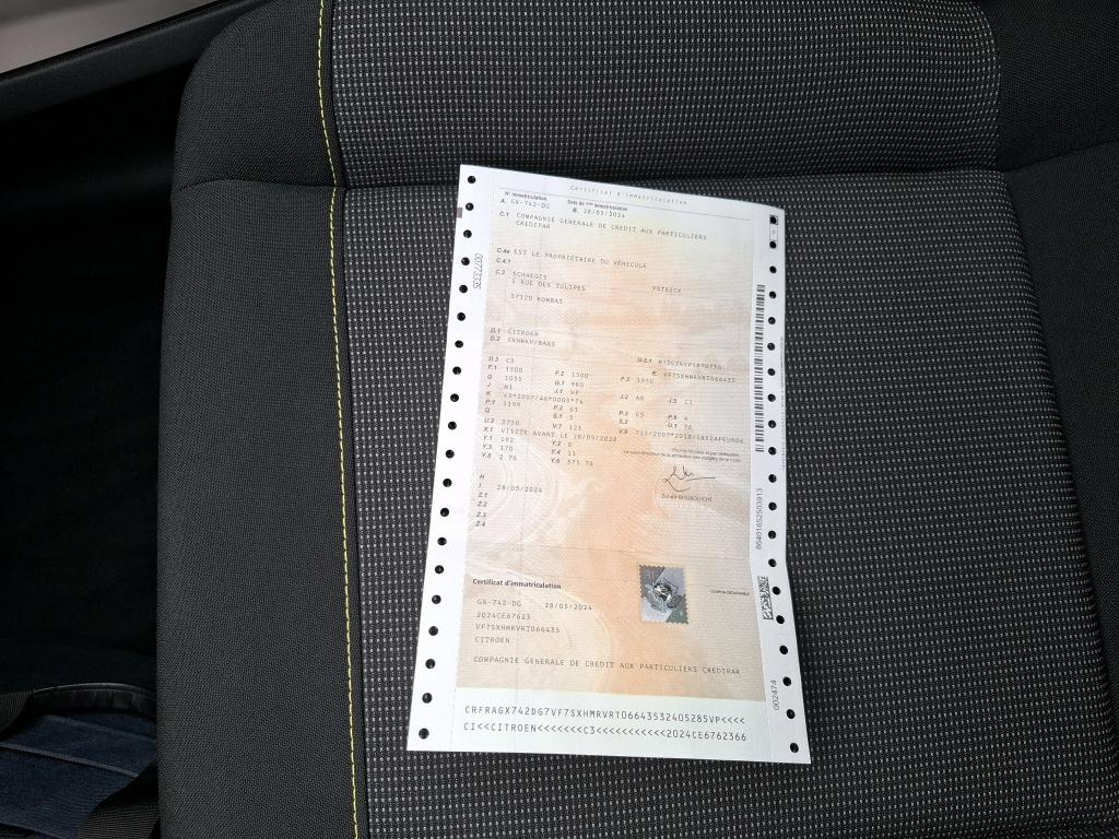 Citroen C3 PureTech 83 ch BVM5 You 2024