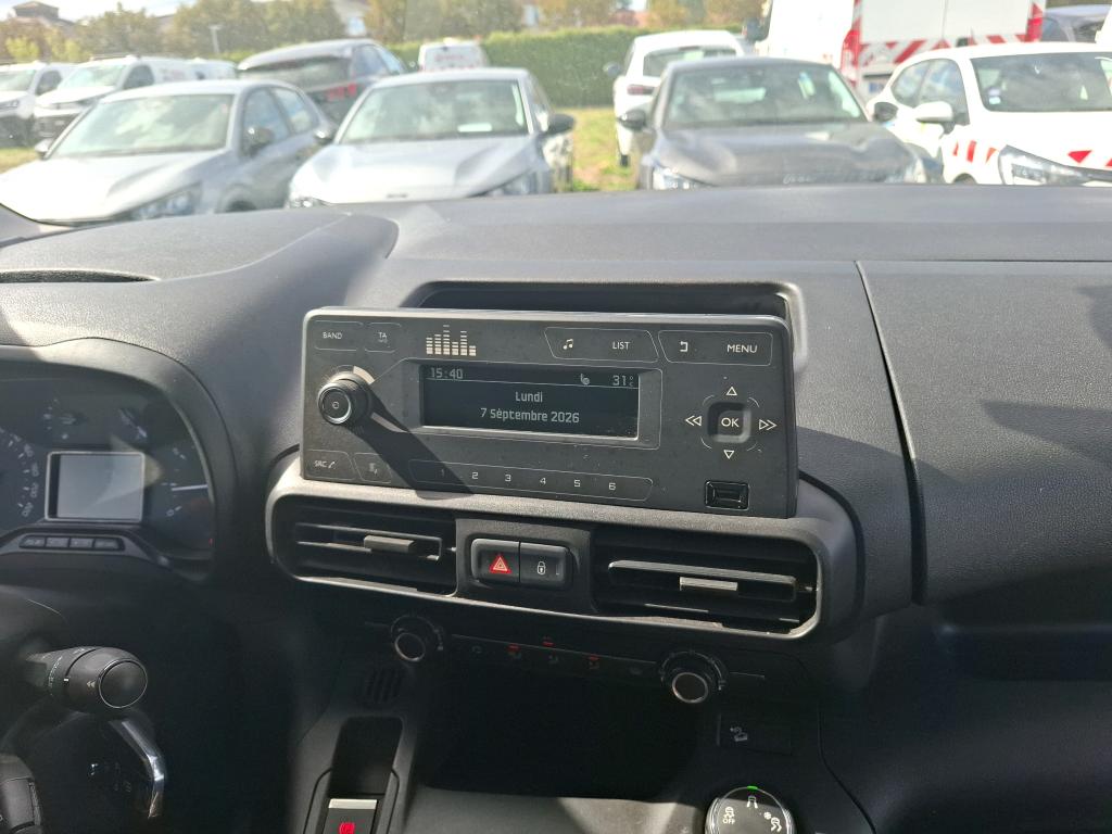 Citroen BERLINGO VAN XL 950 BLUEHDI 100 S&S BVM5 CLUB 2020