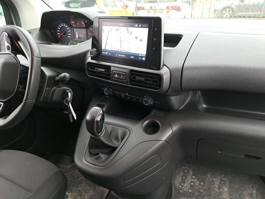 Peugeot PARTNER FOURGON STANDARD 650 KG BLUEHDI 100 S&S BVM5 ASPHALT 2021