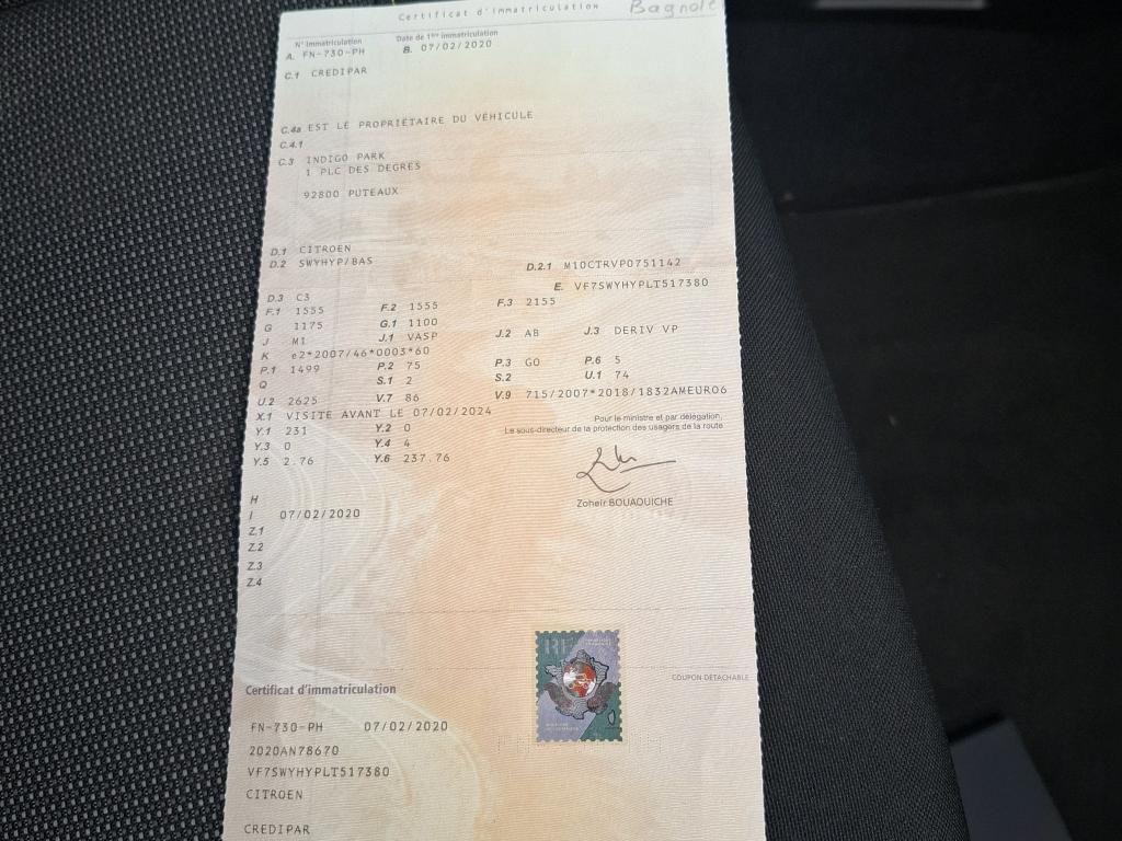 Citroen C3 SOCIETE BLUEHDI 100 S&S BVM FEEL NAV 2020