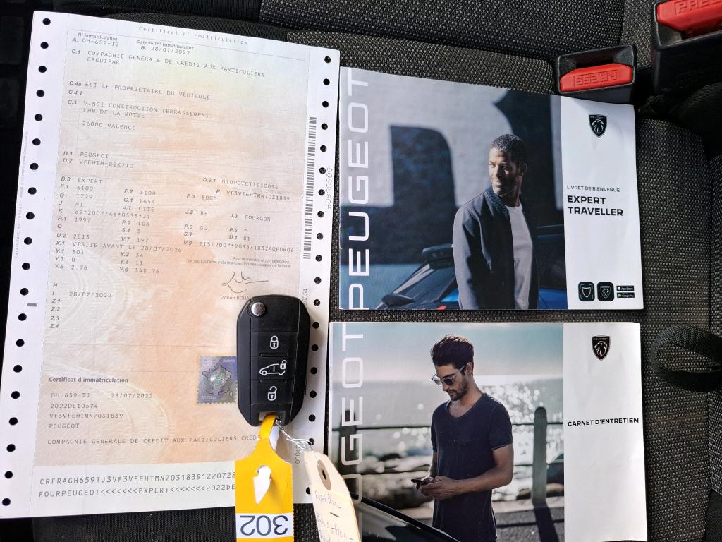 Peugeot EXPERT FGN TOLE STANDARD BLUEHDI 145 S&S BVM6 ASPHALT 2022