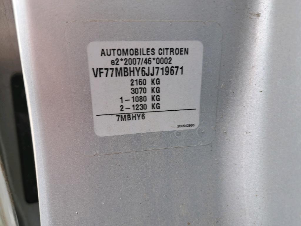 Citroen BERLINGO CAB APPROFONDIE XL BLUEHDi 100 CONFORT 2018