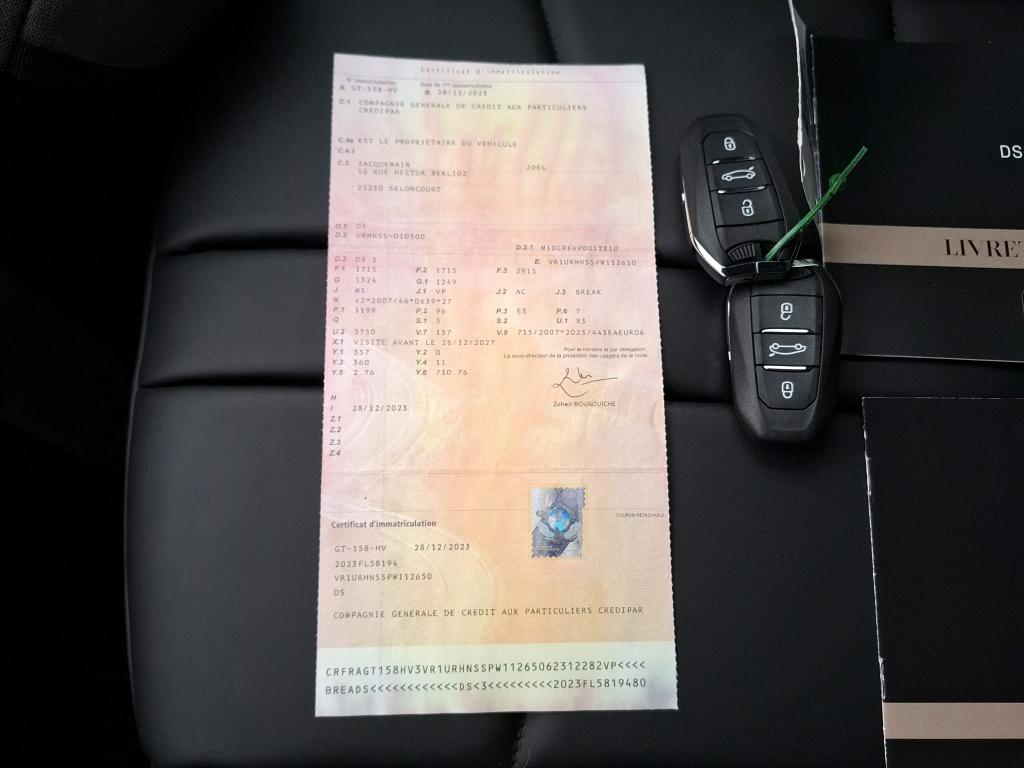 DS DS 3 PureTech 130 EAT8 Opera 2023