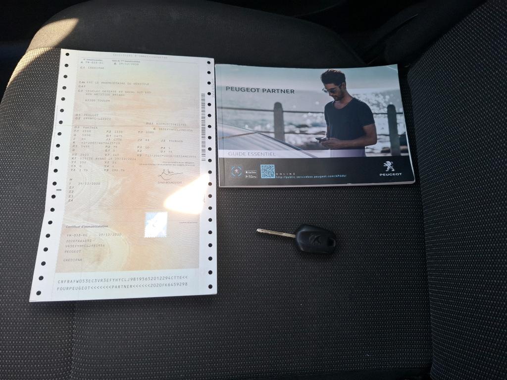 Peugeot PARTNER CA BLUEHDI 100 S&S BVM5  2020